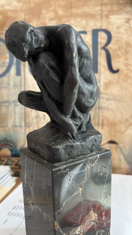 Auguste Rodin Sculpture Reproduction - Bronze on Marble Base