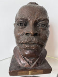 Rare Bust Sculpture of African American Inventor Granville T. Woods by Ruth Inge Hardison